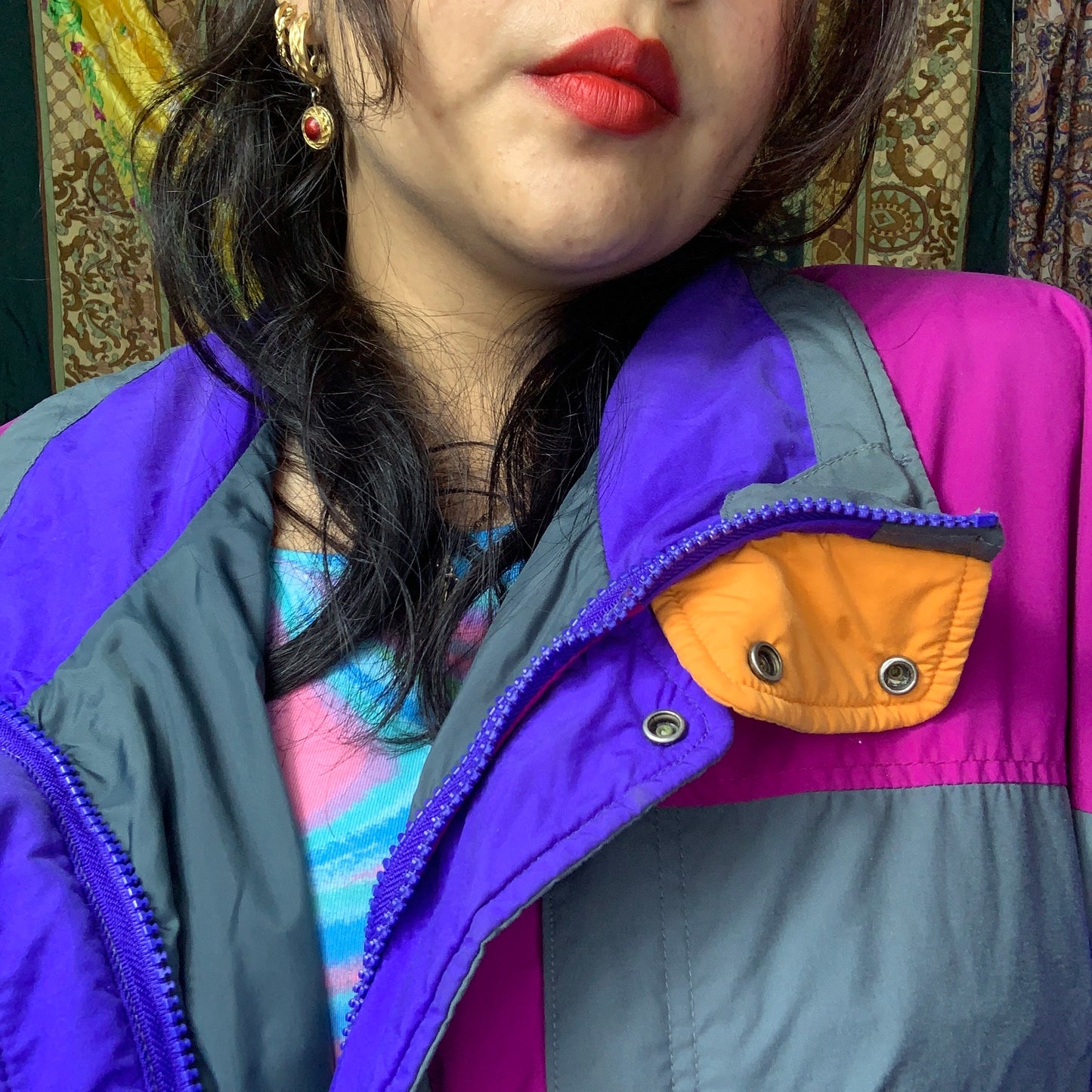 Chamarra vintage woolrich talla XL 90s