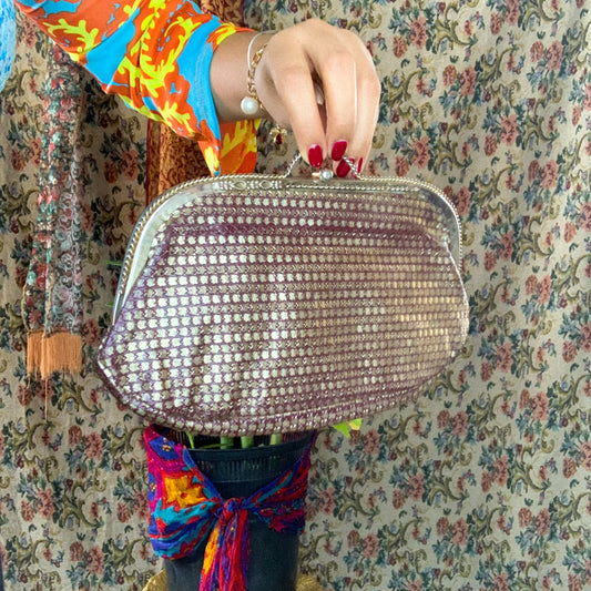 Clutch vintage artesanal hecha en la India