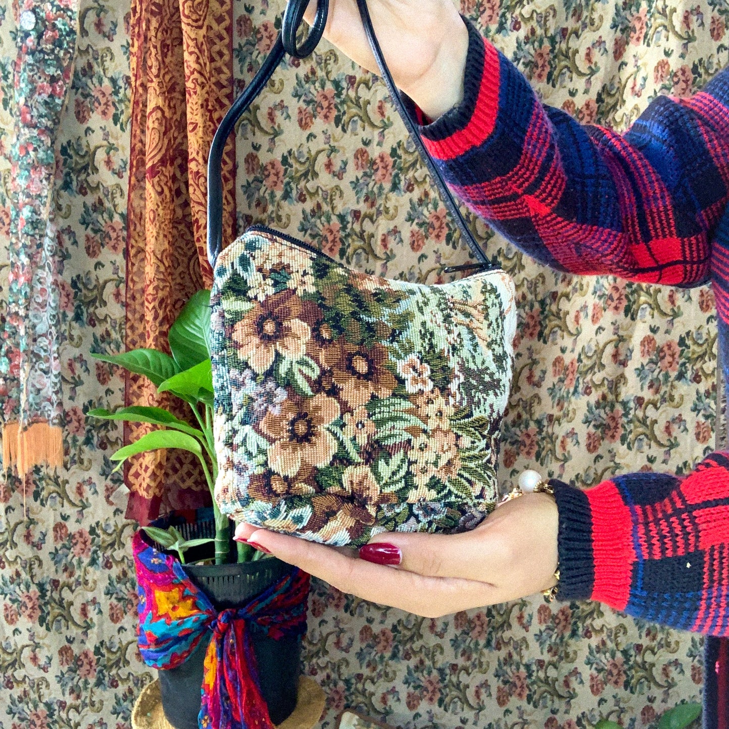 Mini bag tapestry vintage