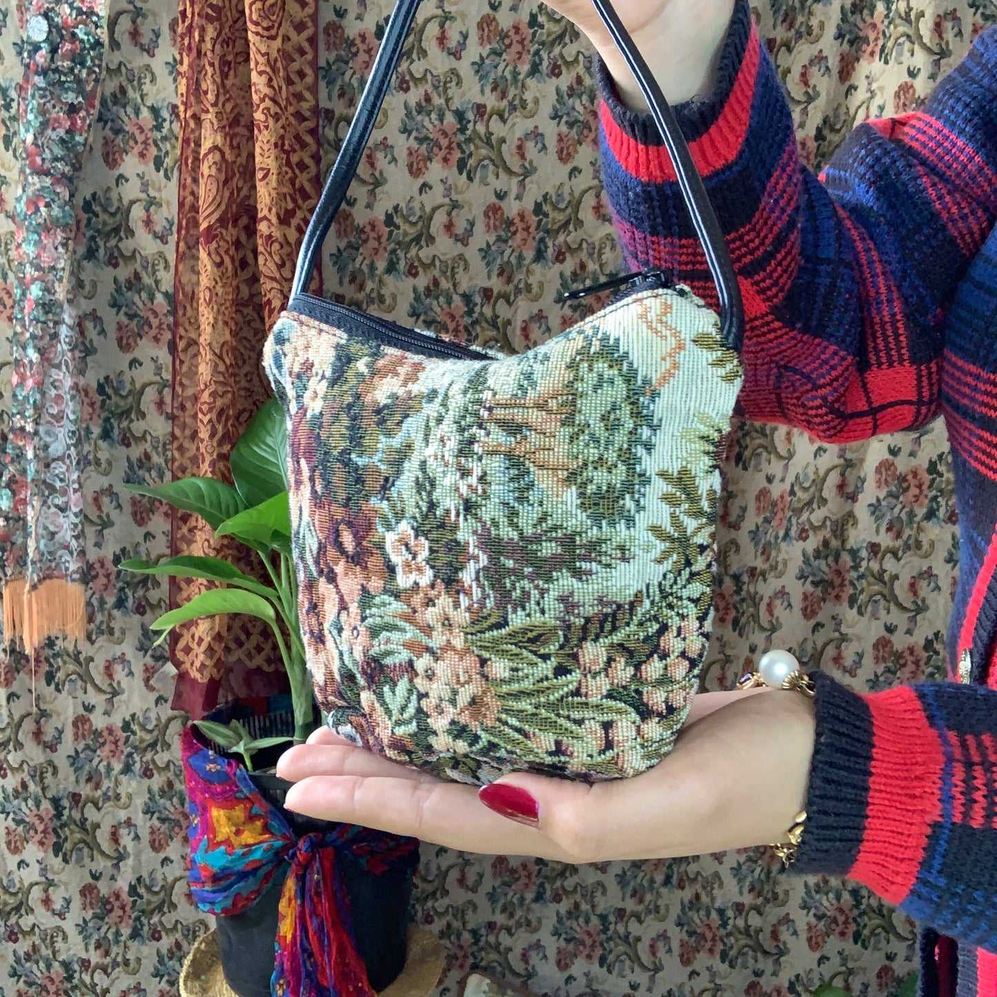 Mini bag tapestry vintage