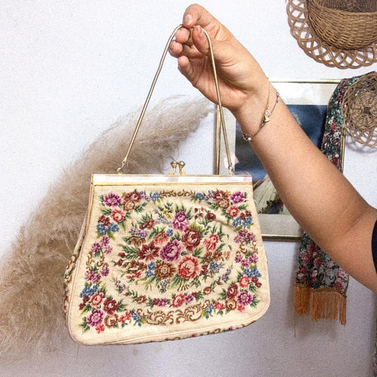 Bolso de gobelino vintage