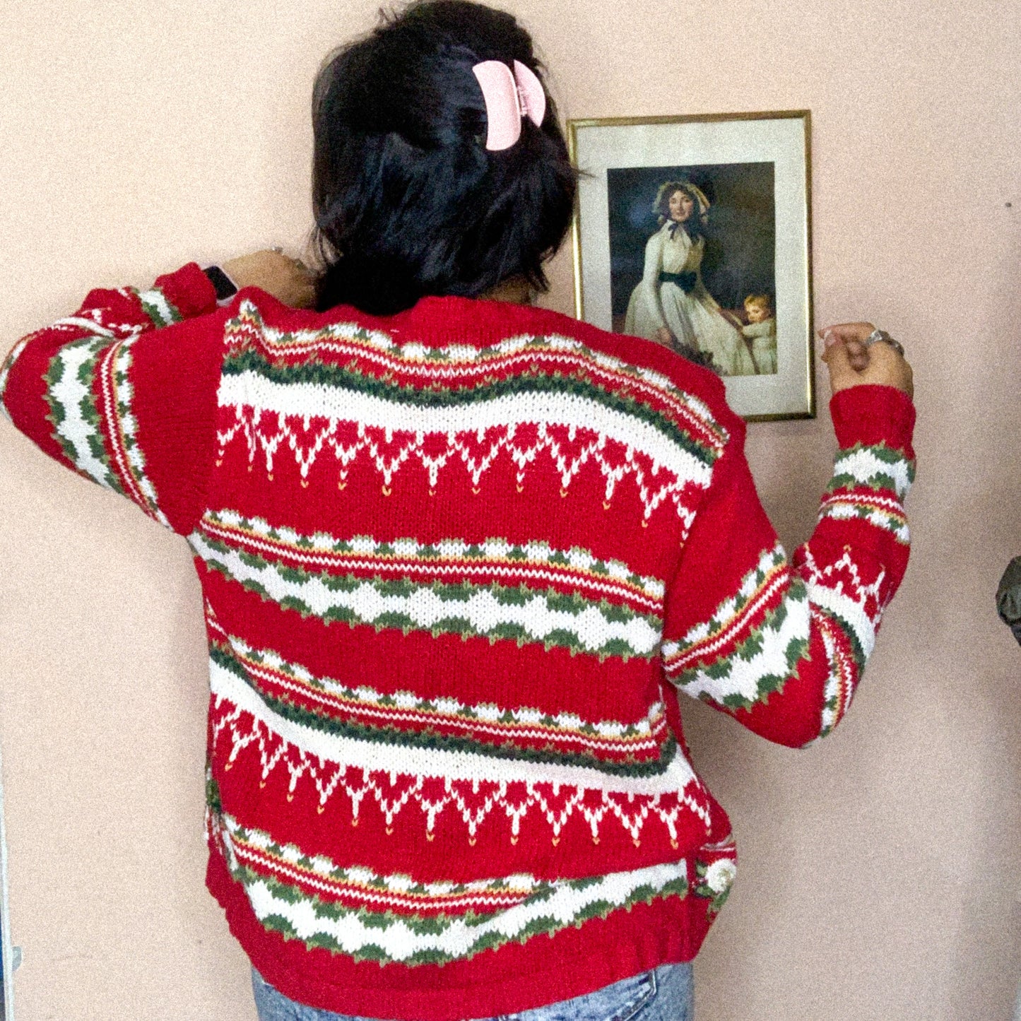 Suéter vintage ugly Christmas sweater