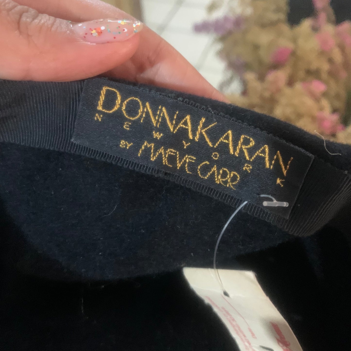 Sombrero vintage 80s Donna Karan