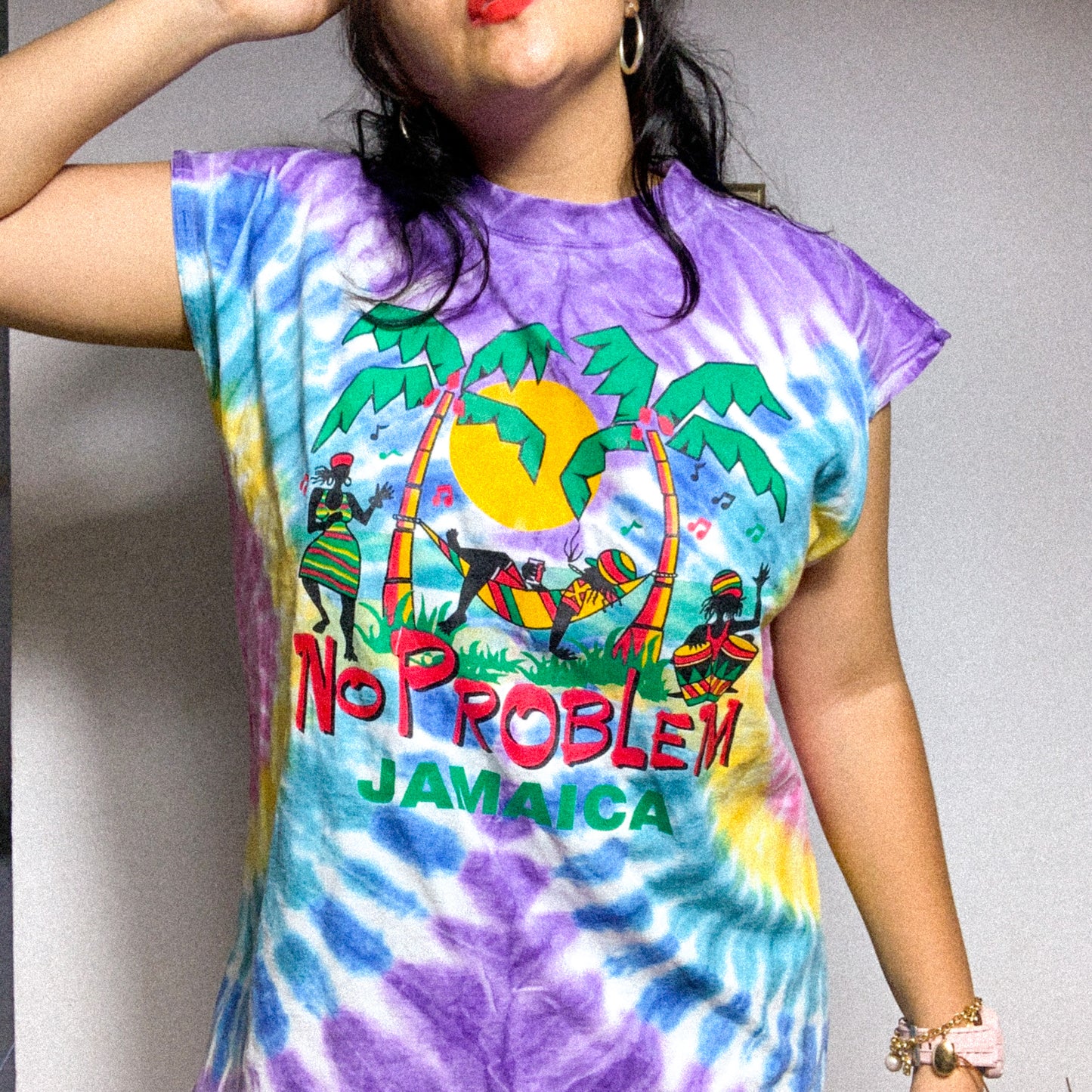 Playera vintage tie dye 90s XL