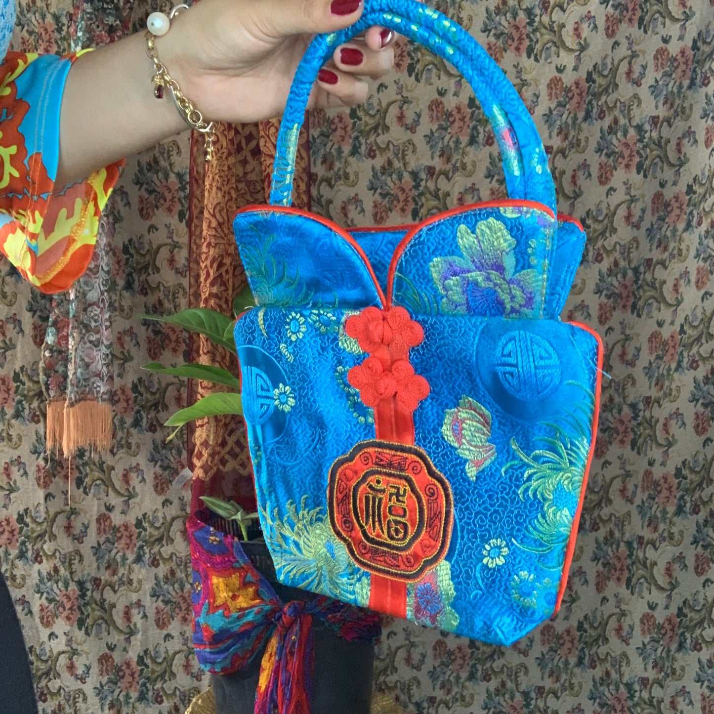 Mini bolsa estilo asiático