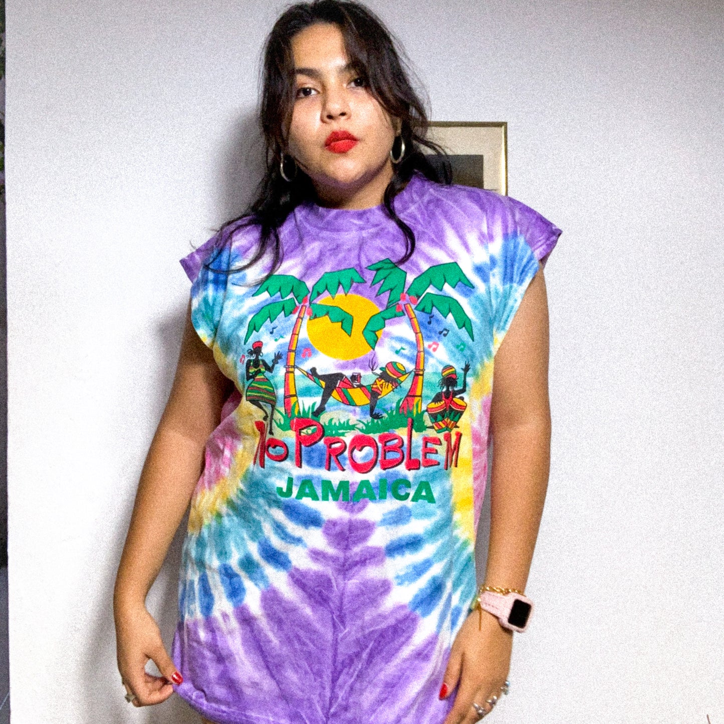 Playera vintage tie dye 90s XL