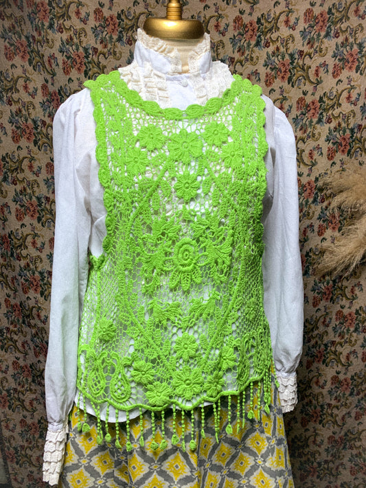 Blusa tejida moderna Green