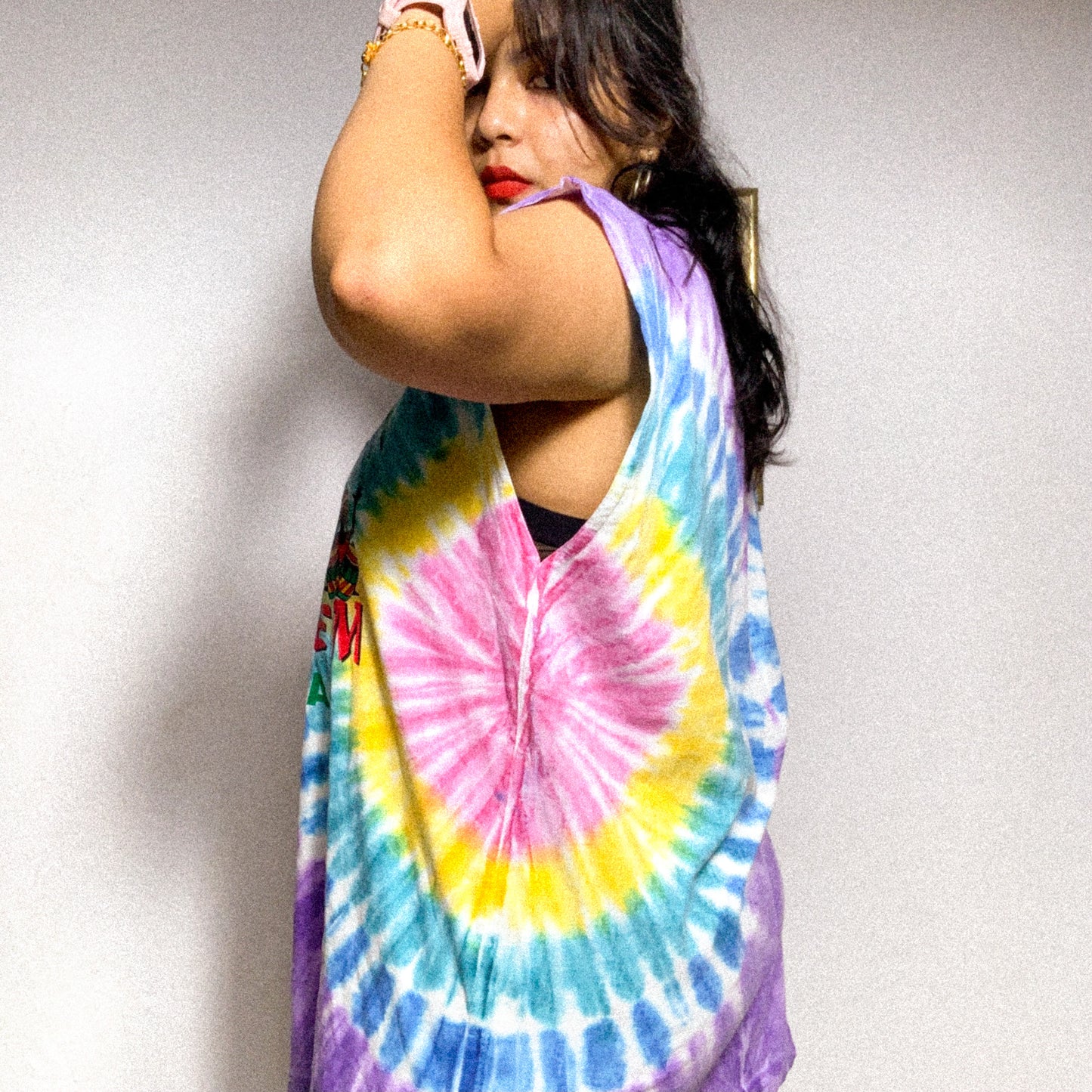 Playera vintage tie dye 90s XL