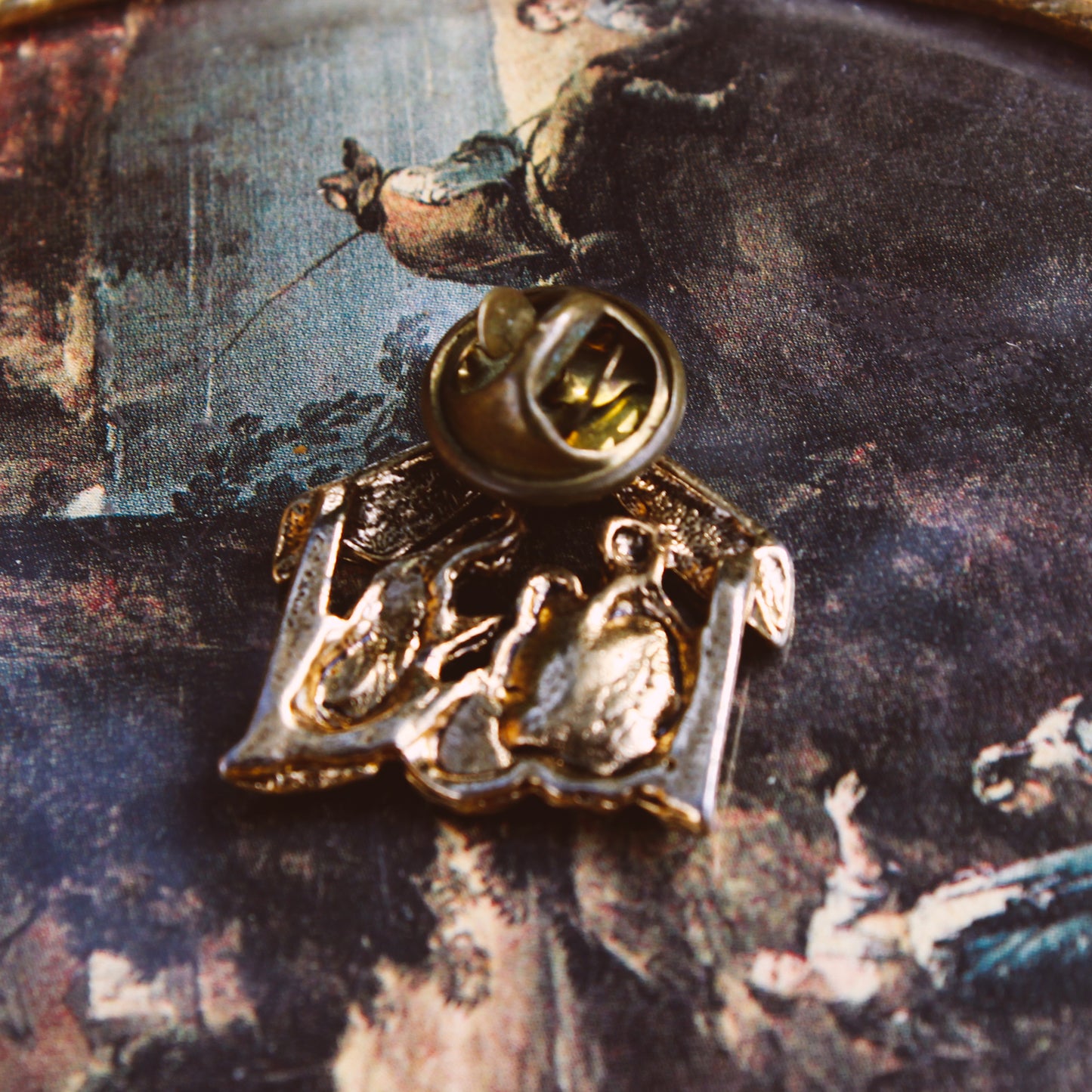 Broche sagrada familia vintage