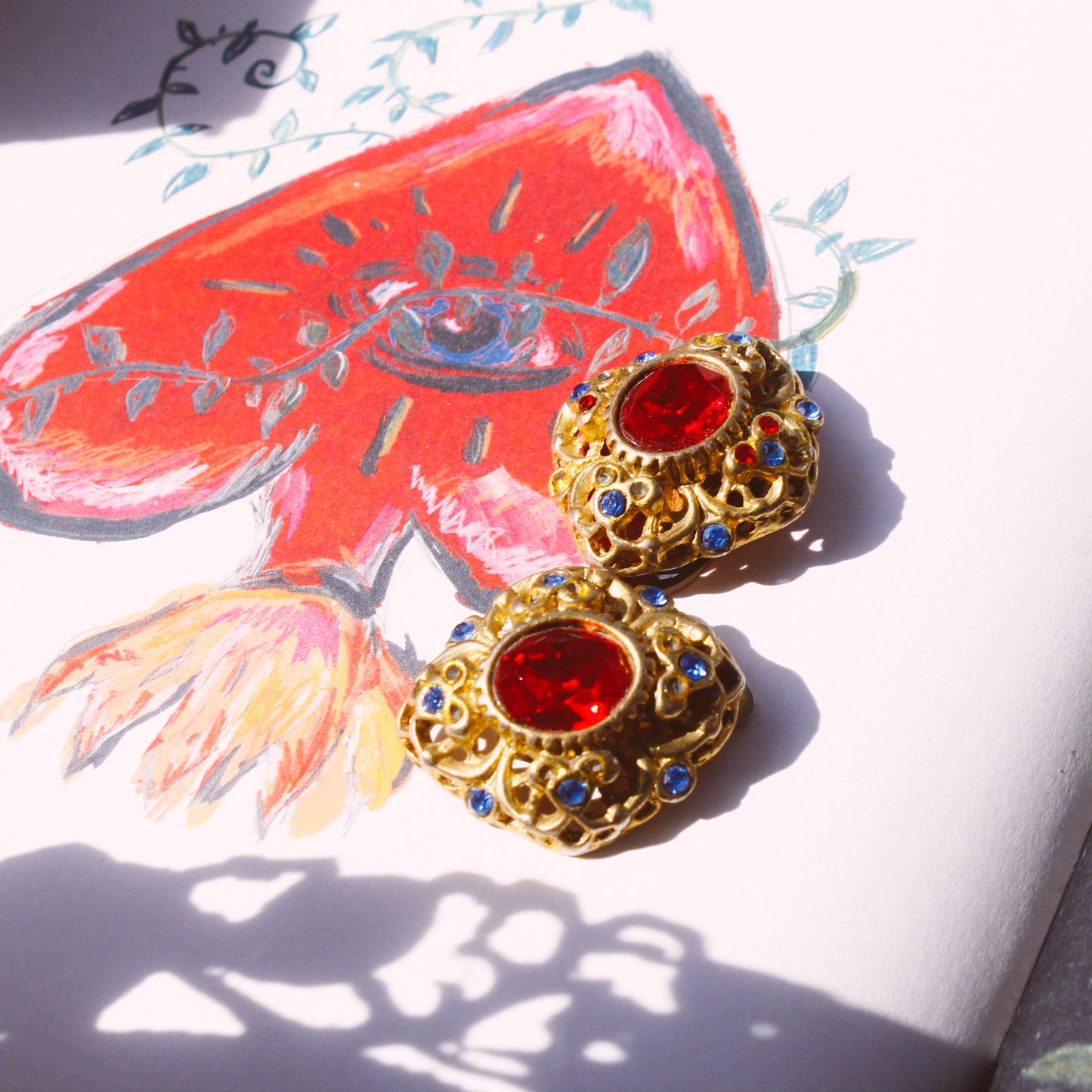 Aretes checoslovacos vintage