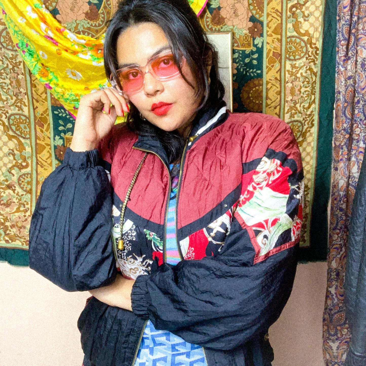 Bomber jacket vintage 90s talla M/L