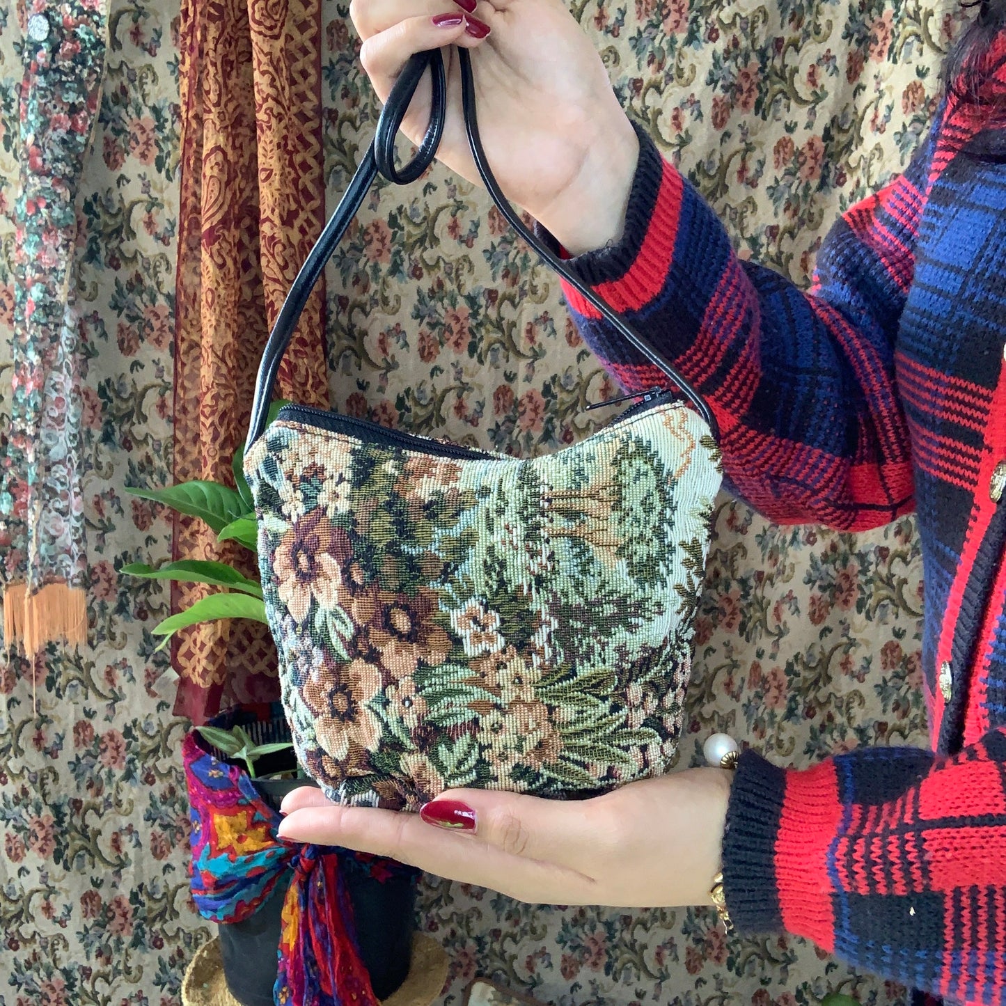 Mini bag tapestry vintage